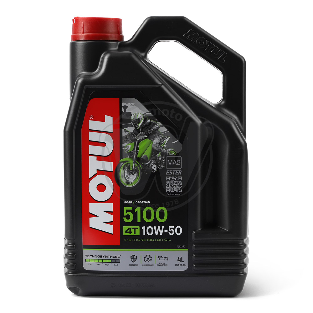 Motul 5100 10W50 Semi Synthetic 4T Oil - 4 Litre