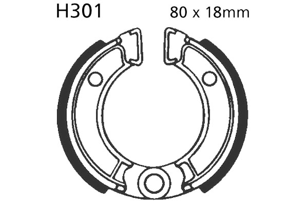 Brake Shoes Front EBC Standard