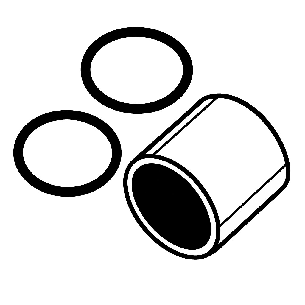 Pistone e Guarnizioni per Pinza Posteriore - OEM
