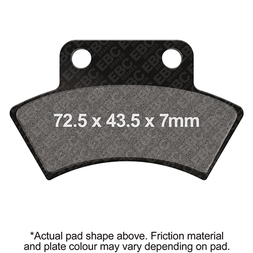 Pastiglie Freni Posteriori EBC Standard (Tipo GG)