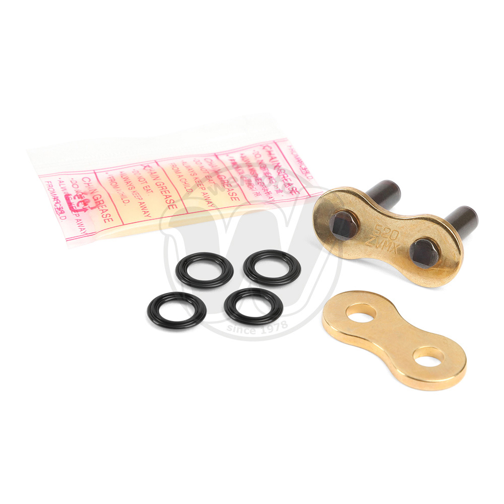 Maglia a Rivetti Catena DID ZVM-X Super Heavy Duty X-Ring Oro 