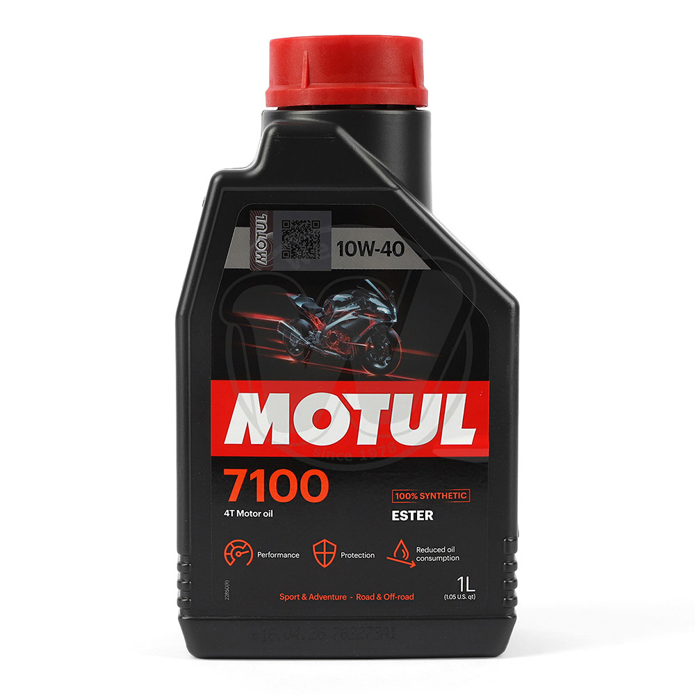 Motul 7100 10W40 Fully Synthetic 4T Oil - 1 Litre