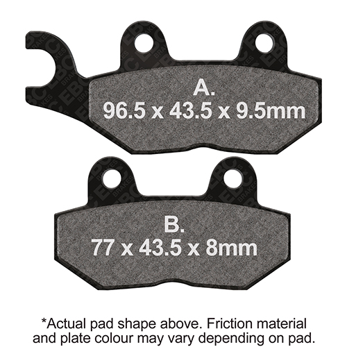 Brake Pads Rear EBC Sintered (HH Type)