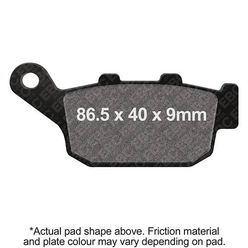 Plaquettes de Frein Arrière EBC Métal Fritté (Type HH)
