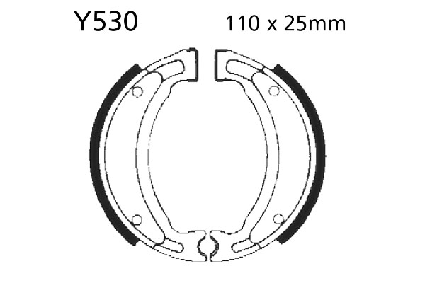 Brake Shoes Front EBC Standard