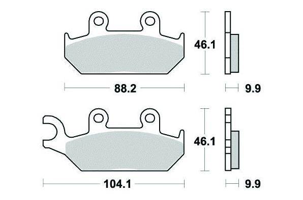Brake Pads Front Kyoto Standard (GG Type)